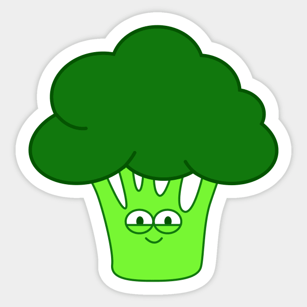 cute broccoli Sticker by LittleCat13